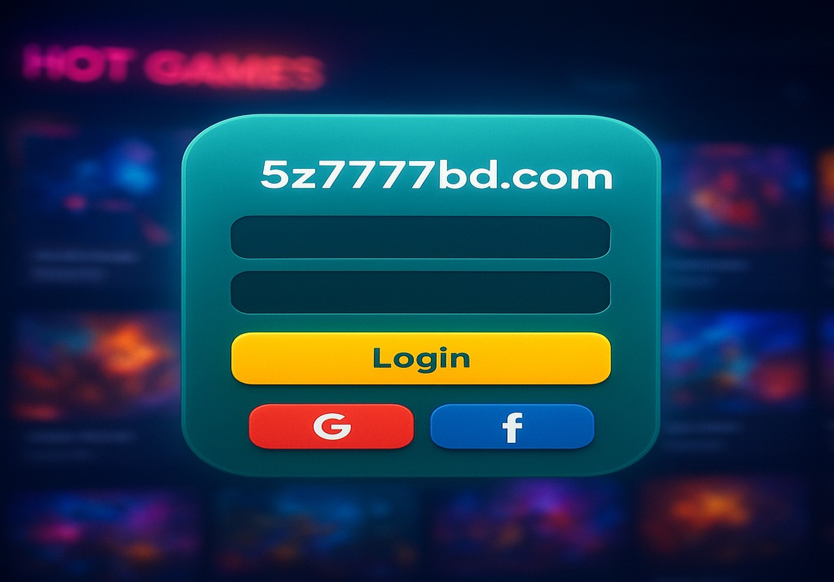 5Z7777 লগইন পৃষ্ঠা